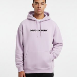 Plain Light Baby Pink Oversized Hoodie