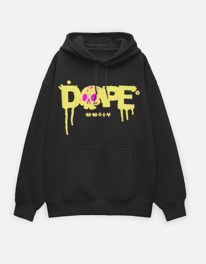 Dope Black Oversized Hoodie - Image 2