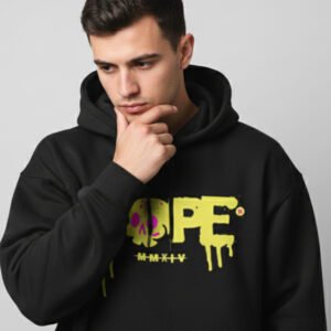 Dope Black Oversized Hoodie