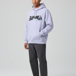 Euphoria Reigns Lavender Oversized Hoodie