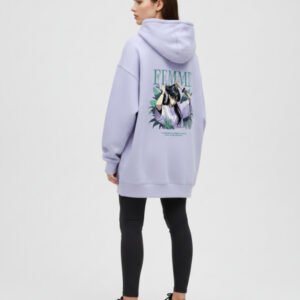 Femme Fatale Lavender Oversized Hoodie UH32