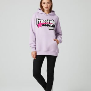 Freestyle Light Baby Pink Oversized Hoodie