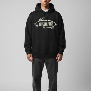 Offcentury Co. Black Oversized Hoodie