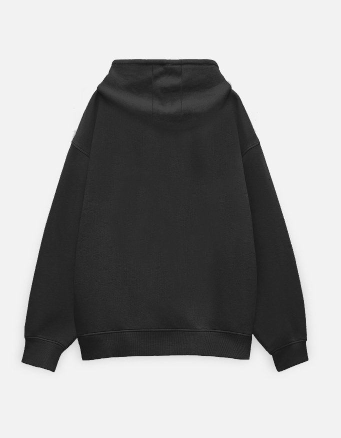 Offcentury Co. Black Oversized Hoodie - Image 3